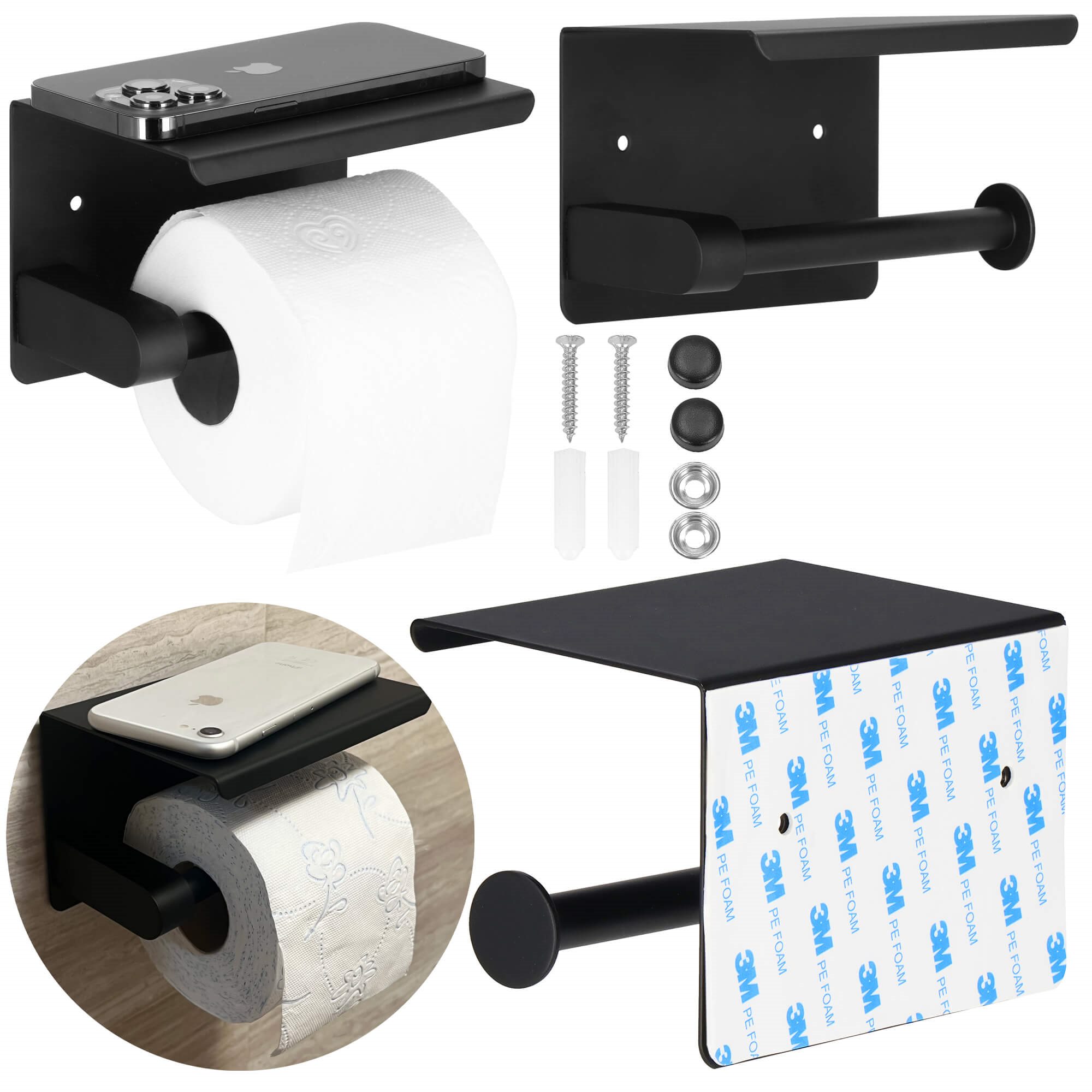 Tualetes papīra turētājs Springos HA5152 Tualetes papīra turētājs Springos HA5152