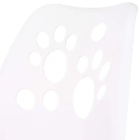 pol_pm_Krzeslo-obrotowe-ergonomiczny-fotel-na-kolkach-dla-dzieci-ucznia-bialo-szare-7131_10 Bērnu rakstāmgalda krēsls, regulējams grozāms krēsls ar riteņiem bērnu mācībām, Springos HF0040  balts - Image 10