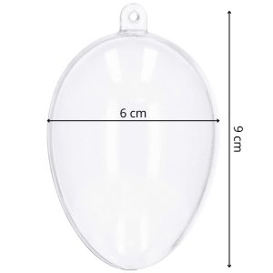 Akrila bumbiņa Springos CA2015 9 cm Faberžē ola