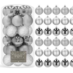 CA0007 ZIEMASSVĒTKU BALLES 6 CM 30 GAB
