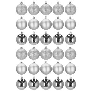 CA0007 ZIEMASSVĒTKU BALLES 6 CM 30 GAB