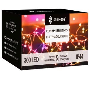 Gaismas aizkars Springos CL0335 300 LED