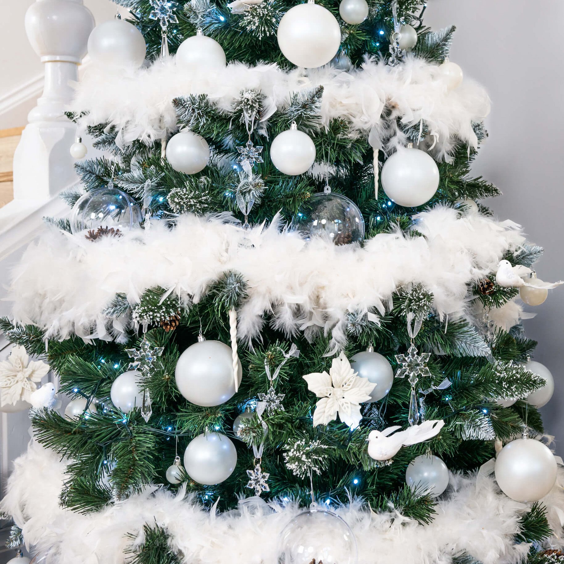 Kristāla Ziemassvētku rotājums sniegpārsla Springos CA0078 Kristāla Ziemassvētku rotājums sniegpārsla Springos CA0078