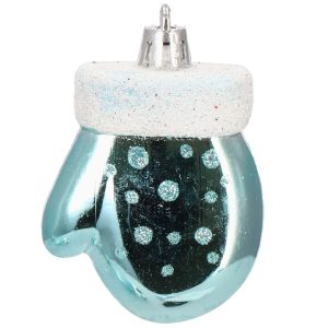 Ziemassvētku bumbas 77 gab zils dekoratīvais komplekts