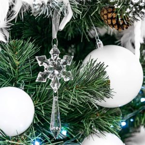 Ziemassvētku bumbiņas Springos CA0088 8cm 20gab