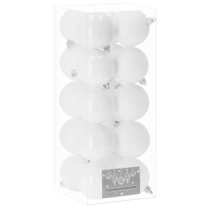Ziemassvētku bumbiņas Springos CA0088 8cm 20gab