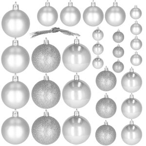 Ziemassvētku bumbiņas Springos CA0180 4/5/6cm 30gab