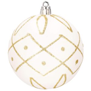 Ziemassvētku bumbiņas Springos CA0870 8cm 16gab