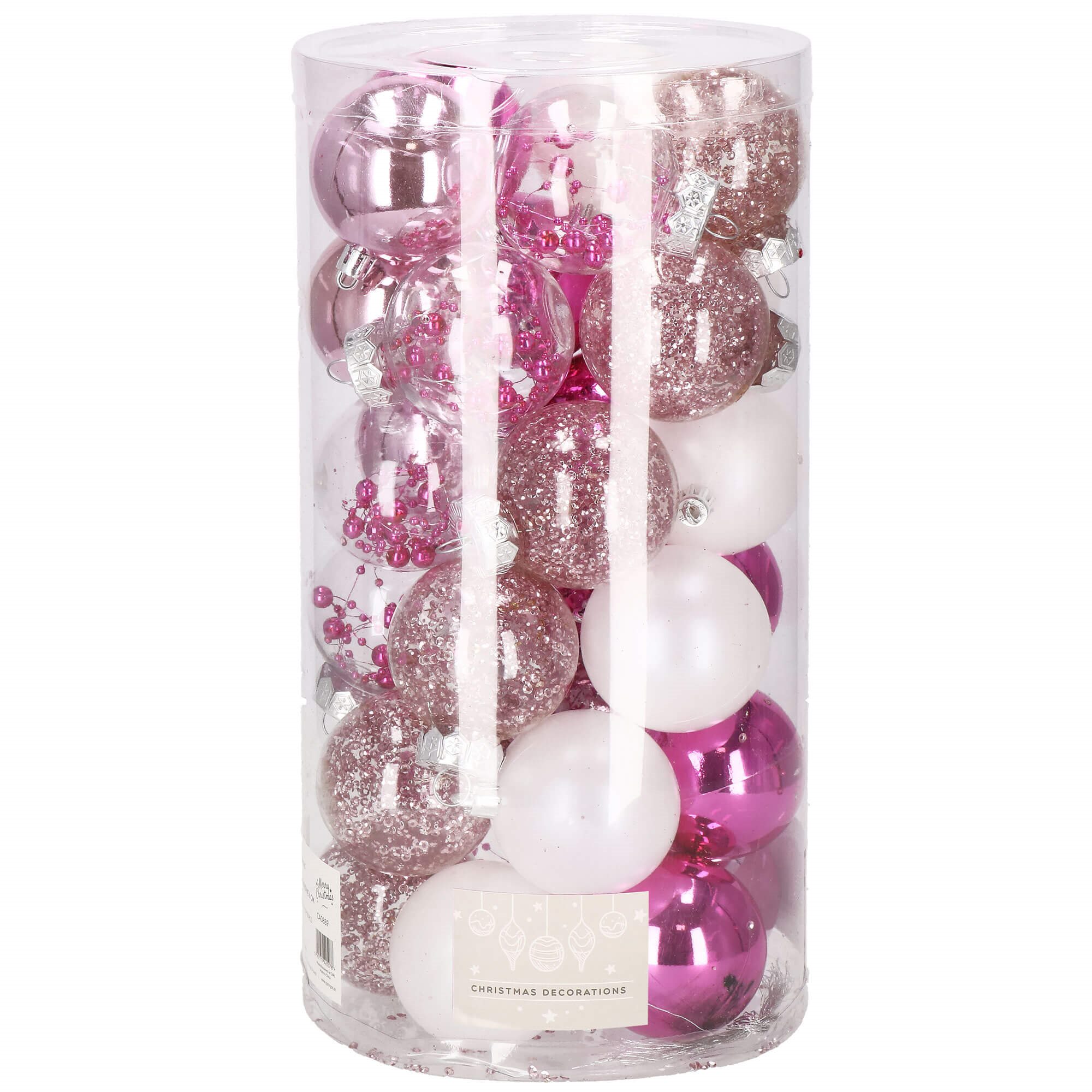 Ziemassvētku bumbiņas Springos CA0889 6cm 30gab