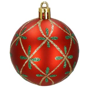 Ziemassvētku bumbiņas Springos CA1162 6 CM 30 GAB.