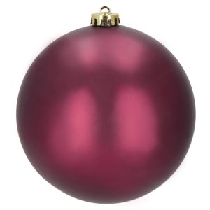 Ziemassvētku bumbiņas Springos CA1179 2 gab 15 cm bordo