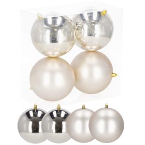 Ziemassvētku bumbiņas Springos CA1183 12 CM 4 GAB.