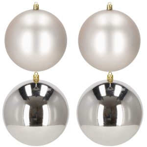 Ziemassvētku bumbiņas Springos CA1183 12 CM 4 GAB.