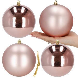 Ziemassvētku bumbiņas Springos CA1187 12 CM 4 GAB.