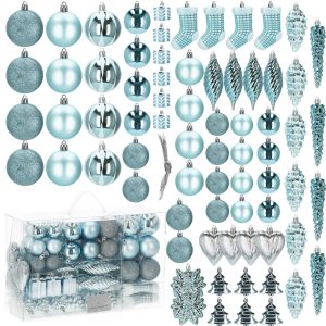 Ziemassvētku bumbiņu komplekts Springos CA0855 72 gab