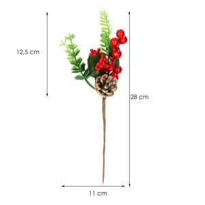 Ziemassvētku dekorācija Springos CA1074 26cm