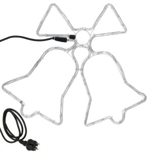 Ziemassvētku dekorācija Springos CL4049 72 LED eglītes lampiņas zvaniņi