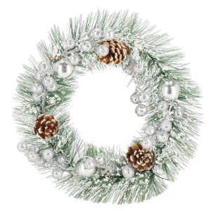 Ziemassvētku dekorācija Vainags Springos CA1023 22cm