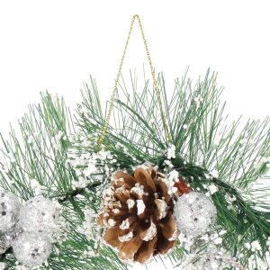 Ziemassvētku dekorācija Vainags Springos CA1023 22cm