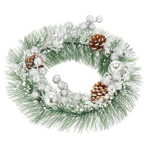 Ziemassvētku dekorācija Vainags Springos CA1023 22cm