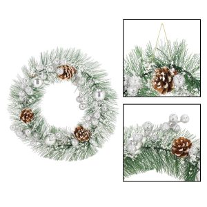 Ziemassvētku dekorācija Vainags Springos CA1023 22cm