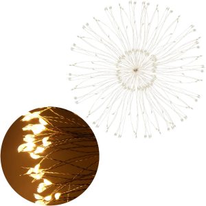 Ziemassvētku eglīšu gaismas sprāgstošā zvaigzne Springos CL0117