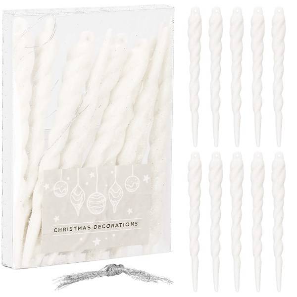 Ziemassvētku eglītes rotājumi Springos CA0862 12cm 10gab