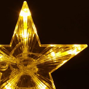 Ziemassvētku eglītes virsotnes zvaigzne Springos CL4130 10 LED