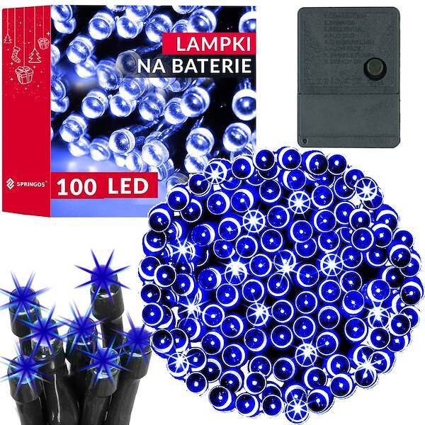 Ziemassvētku lampiņas Springos CL0129 100 Led 8.5 m Ziemassvētku lampiņas Springos CL0129 100 Led 8.5 m