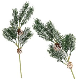 Ziemassvētku priežu zars mākslīgais Springos CA1312 34 cm