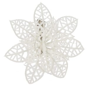 Ziemassvētku rotājums "Poinsettia" Springos CA0723 11x11 cm
