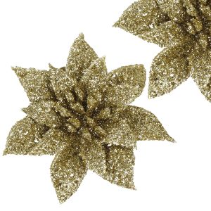 Ziemassvētku rotājums "Poinsettia" Springos CA0725 11x11 cm