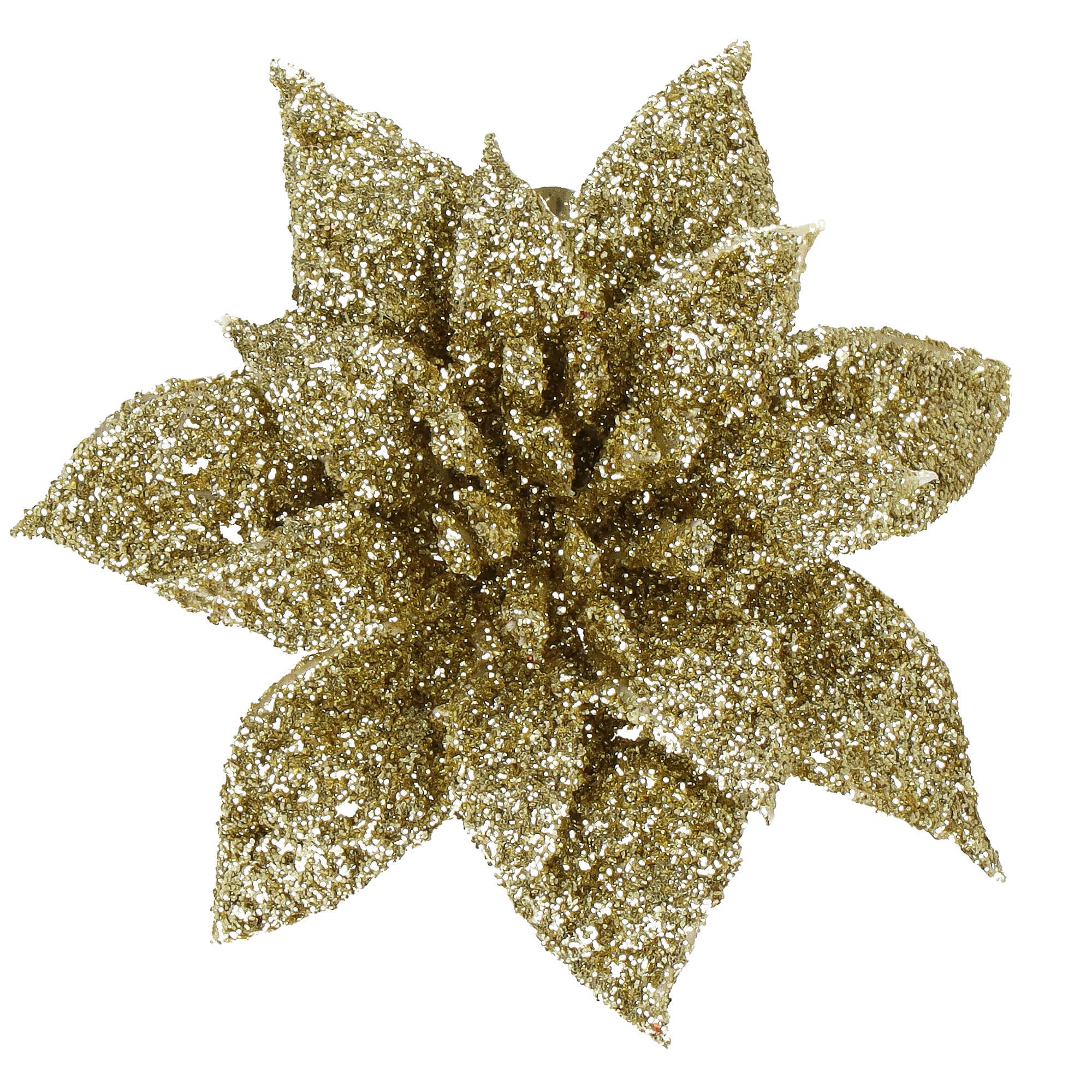 Ziemassvētku rotājums "Poinsettia" Springos CA0725 11x11 cm