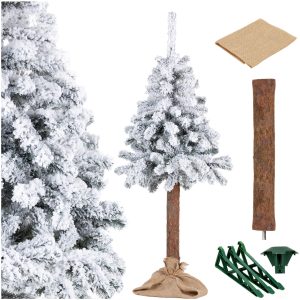 Mākslīgā eglīte ar sniegu Springos CT0201uz stumbra 160cm