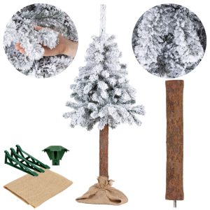 Mākslīgā eglīte ar sniegu Springos CT0201uz stumbra 160cm