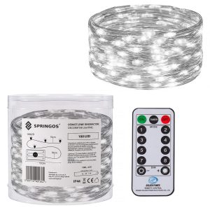 Ziemassvētku lampiņas Springos CL0102 100 Led
