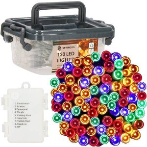 Ziemassvētku lampiņas Springos CL0173 120 Led 9m