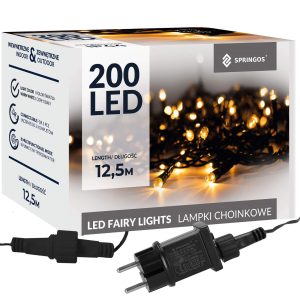 Ziemassvētku lampiņas Springos  CL4075 200 Led