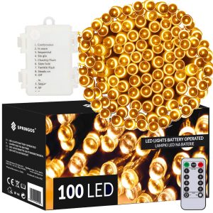 Ziemassvētku lampiņas Springos CL4034 100 Led