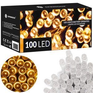Ziemassvētku lampiņas Springos CL4034 100 Led