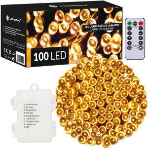 Ziemassvētku lampiņas Springos CL4034 100 Led