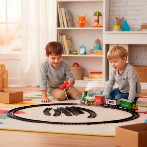 Elektriskais rotaļu parādes vilciens ar vagoniem Springos KG0052