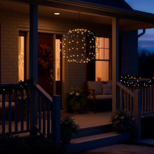 LED dekoratīvā gaismas bumba 160 LED Springos CL1236