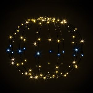 LED dekoratīvā gaismas bumba 160 LED Springos CL1236