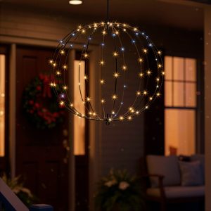 LED dekoratīvā gaismas bumba 160 LED Springos CL1236