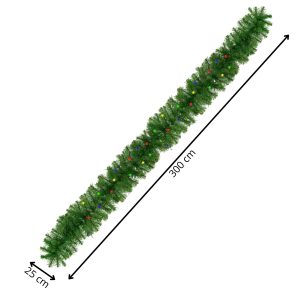 LED dekoratīvā virtene 300 cm Springos CA1442