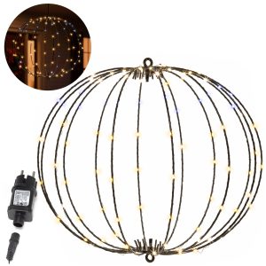 LED gaismas bumba 112 LED silti baltā Springos CL1235