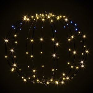 LED gaismas bumba 112 LED silti baltā Springos CL1235