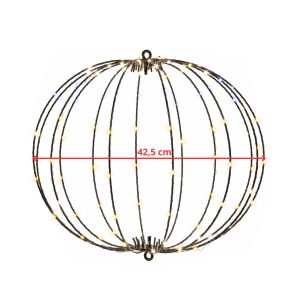 LED gaismas bumba 112 LED silti baltā Springos CL1235