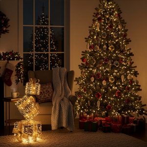 LED gaismas dekorācija “Dāvanas” CL1244